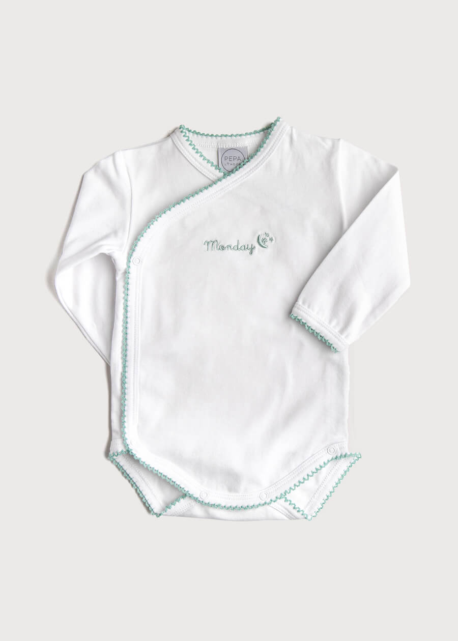 Seven Days a Week Bodysuit Set (0-12mths) GIFT SETS from Pepa London