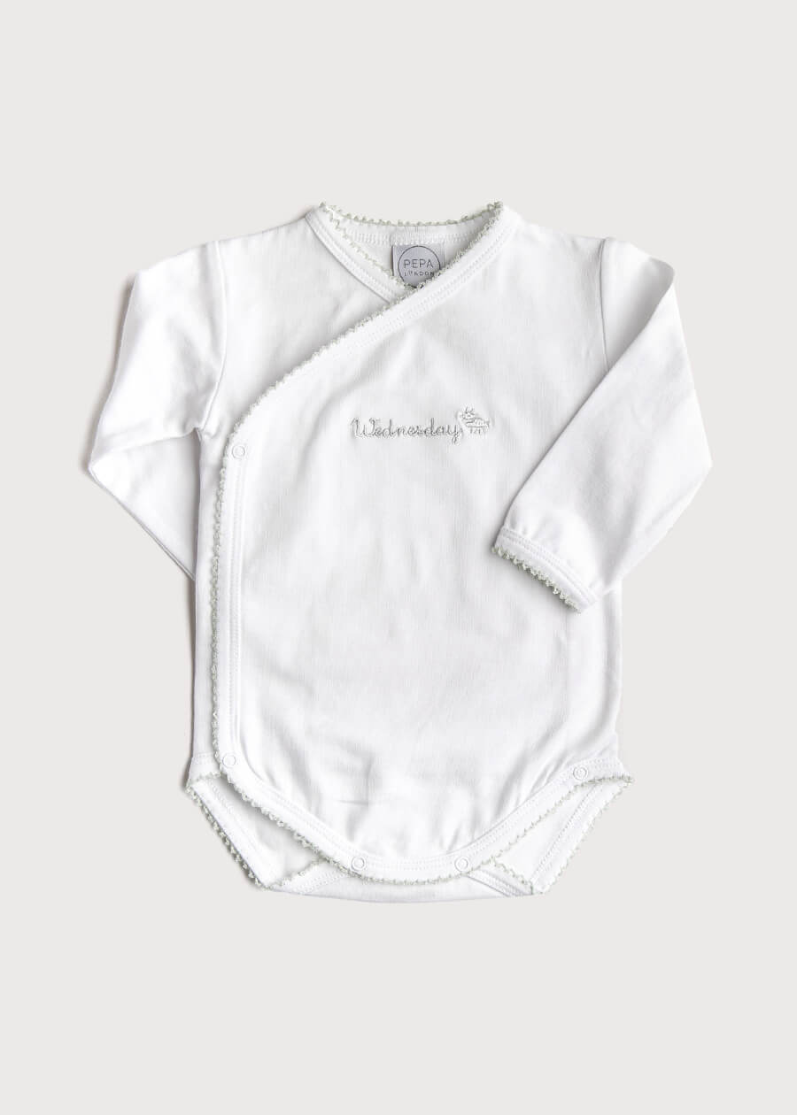 Seven Days a Week Bodysuit Set (0-12mths) GIFT SETS from Pepa London