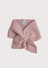 Pink Knitted Winter Scarf Knitted Accessories  from Pepa London US