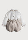 Beige Linen Celebration Set (12mths-3yrs) Sets  from Pepa London US