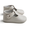T-Bar Pram Shoes in Ivory Shoes  from Pepa London US