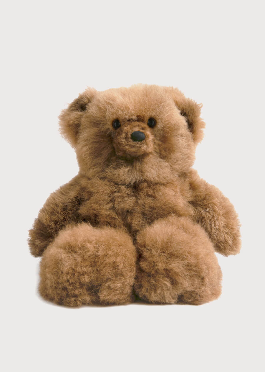 Light Brown Teddy Bear (100% Alpaca Fur) TOYS from Pepa London