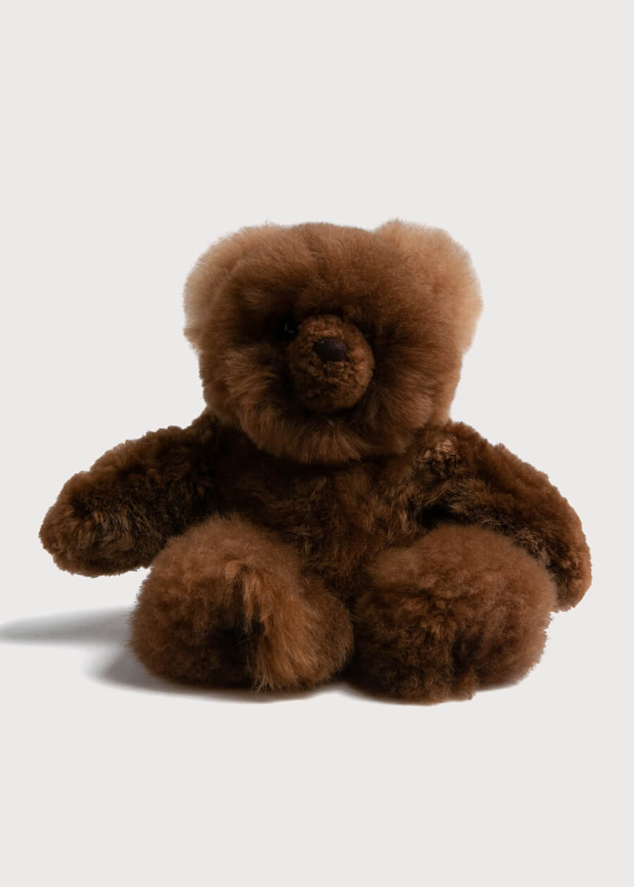 Brown Teddy Bear (100% Alpaca Fur) TOYS from Pepa London US