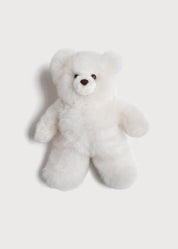 White Teddy Bear (100% Alpaca Fur) TOYS from Pepa London US