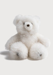 White Teddy Bear (100% Alpaca Fur) Toys from Pepa London US