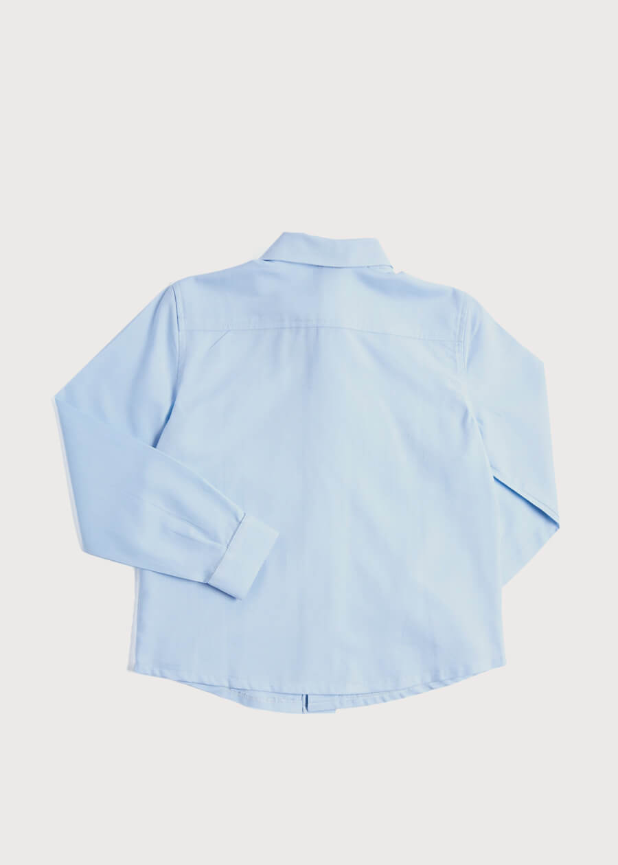 Classic Blue Cotton Oxford Shirt (4-10yrs) SHIRTS from Pepa London US