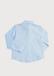 Classic Blue Cotton Oxford Shirt (4-10yrs) SHIRTS from Pepa London US