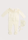 Knitted Celebration Set in Off-White (0-12mths) Knitted Sets from Pepa London US