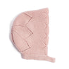 Winter Knitted Pink Wool Bonnet Knitted Accessories  from Pepa London US