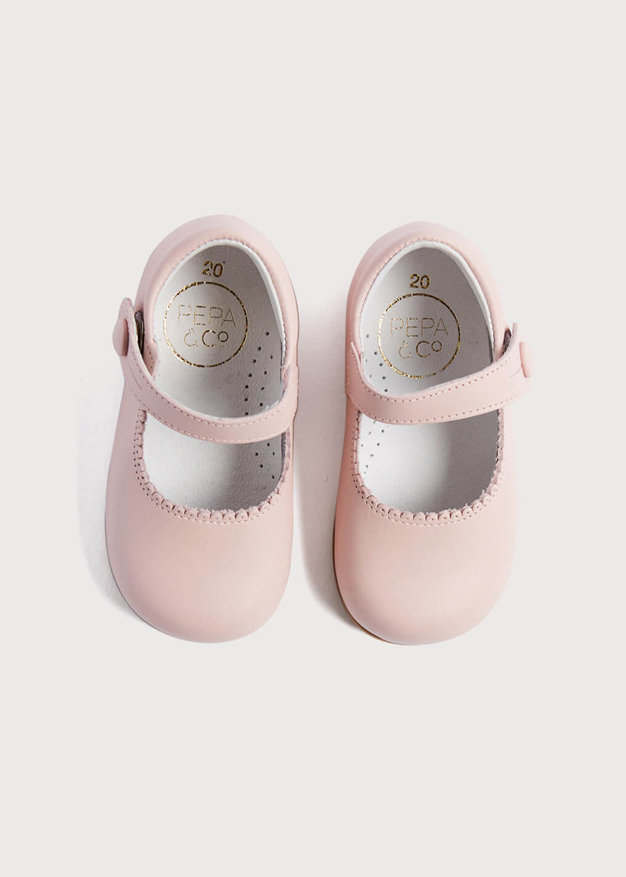 Mary Jane Baby Shoes in Pink (20-26EU) SHOES from Pepa London US