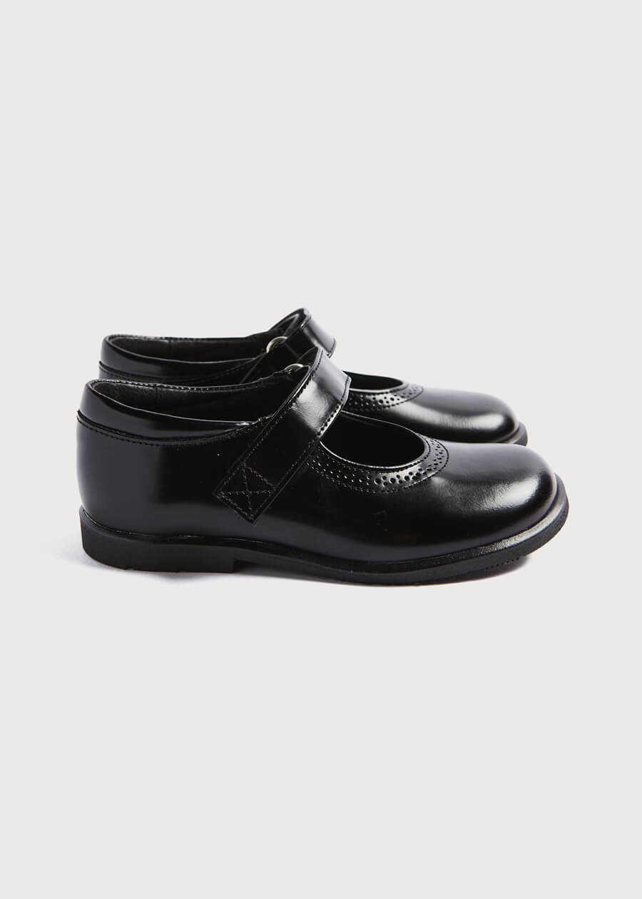 Classic Patent Leather Mary Jane Shoes in Black (25-34EU) SHOES from Pepa London US