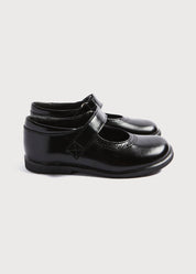 Classic Patent Leather Mary Jane Shoes in Black (25-34EU) SHOES from Pepa London US