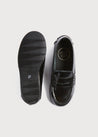 Leather Black Moccasins (26-32EU) Shoes  from Pepa London US