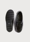 Leather Black Moccasins (26-32EU) Shoes from Pepa London US