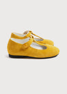 Suede Charlotte Shoes in Mustard (24-34EU) Shoes  from Pepa London US