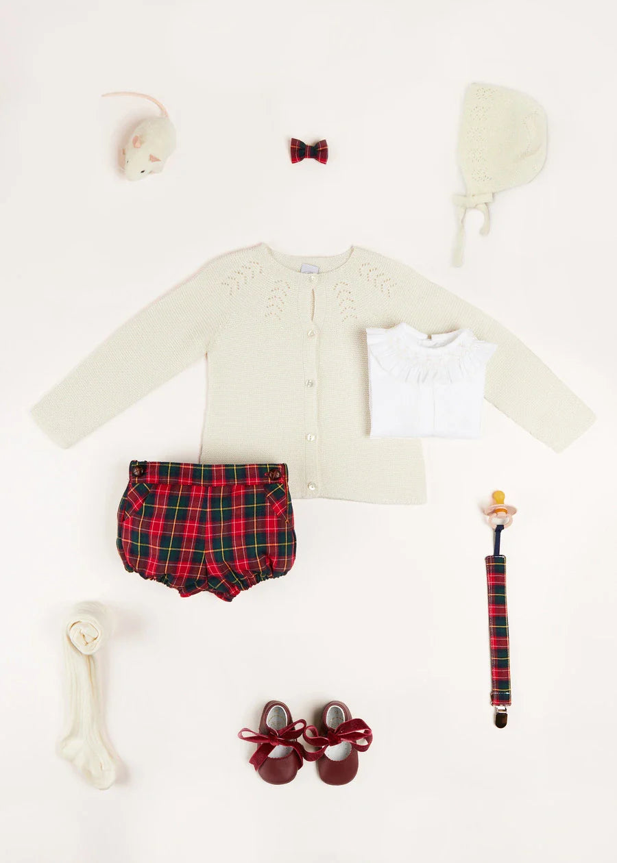 The Belgravia Tartan Bloomers Baby Girl Look LOOK from Pepa London US