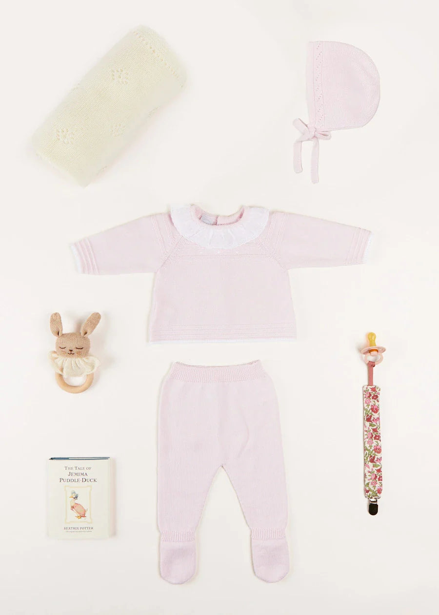The Pink Knitted Newborn Look Look  from Pepa London US