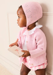 Catherine Gingham Button Detail Bloomers in Pink (3mths-2yrs) Bloomers from Pepa London US