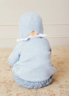 Two Button Baby Cardigan In Light Blue (1-9mths) KNITWEAR  from Pepa London US