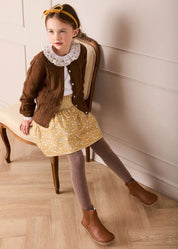 Leather Chelsea Boots In Brown (24-34EU) SHOES from Pepa London US