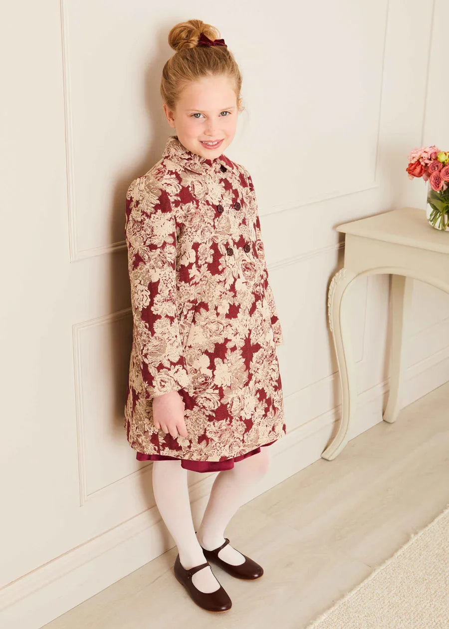 The Burgundy Velvet Dress Girl Look LOOK from Pepa London US