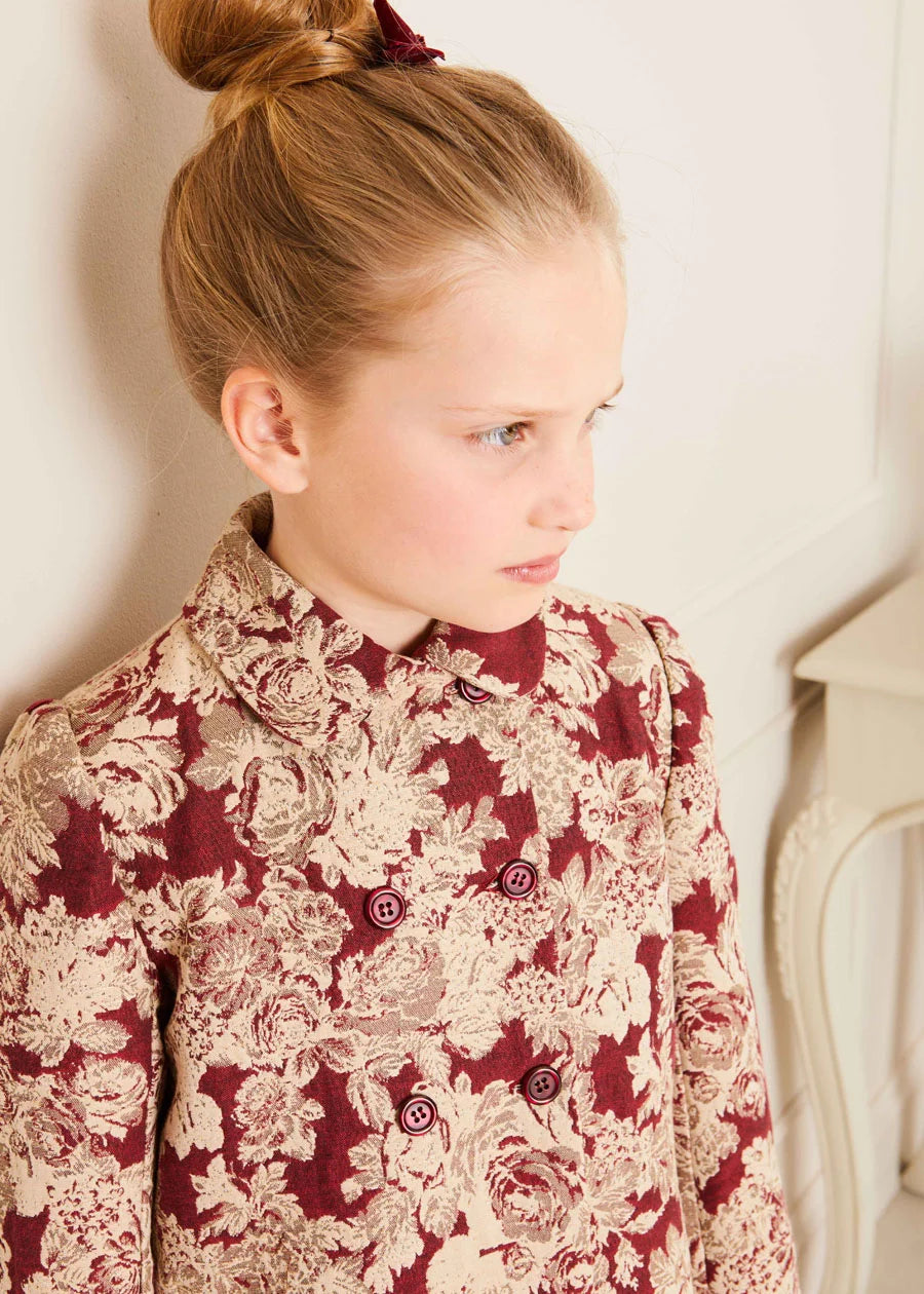 The Burgundy Velvet Dress Girl Look LOOK from Pepa London US