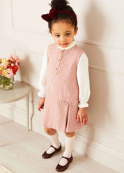 Light Pink Ribbed Knee-High Socks (3mths-10yrs) Socks from Pepa London US