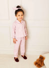 Laurel Floral Pyjamas in Pink (18mths-10yrs) Nightwear  from Pepa London US