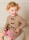 Herringbone Long Sleeve Two Piece Set in Red (18mths-5yrs) Two Piece Set  from Pepa London US