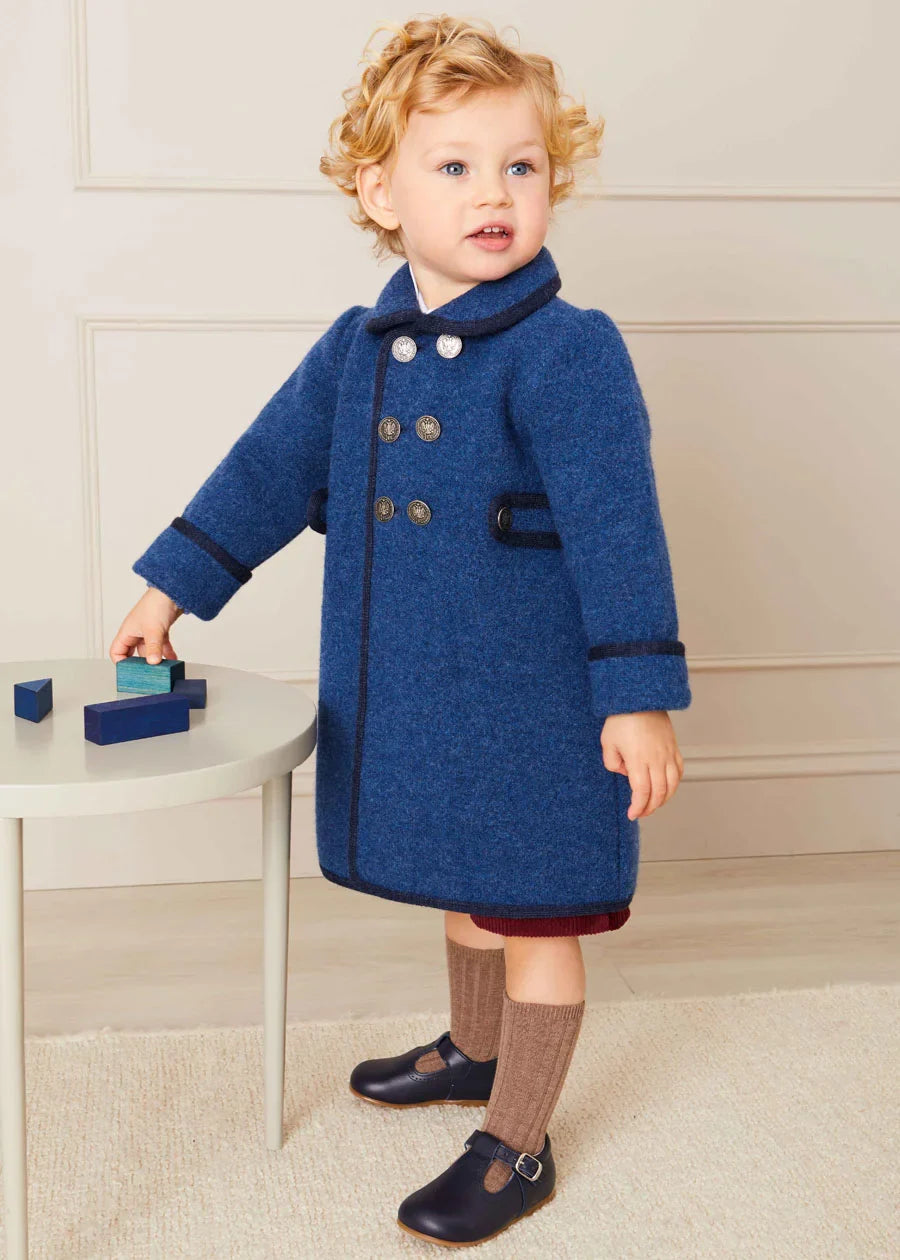 The Classic Blue Fair Isle Merino Wool Jumper Baby Boy Look LOOK from Pepa London US