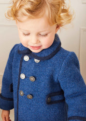 The Classic Blue Fair Isle Merino Wool Jumper Baby Boy Look LOOK from Pepa London US