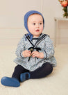 The Evelyn Mariner Romper Baby Girl Look Look  from Pepa London US