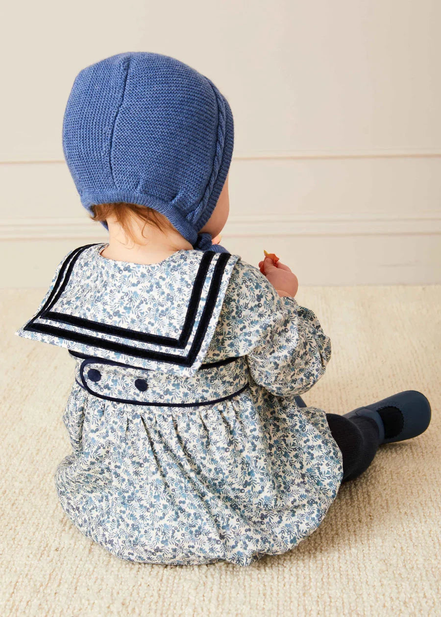 The Evelyn Mariner Romper Baby Girl Look LOOK from Pepa London