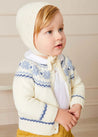 Fair Isle Cardigan in Cream (6mths-3yrs) KNITWEAR  from Pepa London US