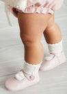 Mary Jane Pram Shoes in Pink (17-20EU) Shoes  from Pepa London US