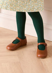 Leather Mary Jane Baby Shoes in Brown (20-26EU)