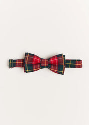 Belgravia Tartan Bow Tie in Red HAIR ACCESSORIES from Pepa London US