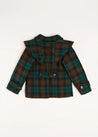 Montrose Check Coat in Green (2-10yrs) Coats  from Pepa London US