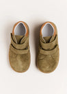 Suede Sneakers in Green (24-34EU) Shoes  from Pepa London US