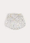 Ellis Floral Bloomer in Blue Made with Liberty Fabric (1m-3yrs) BLOOMER from Pepa London US