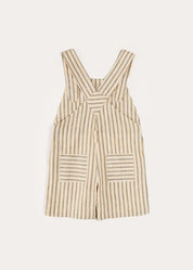 Holland Striped Pocket Front Dungarees in Green (18mths-4yrs) DUNGAREES from Pepa London US