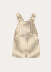 Holland Striped Pocket Front Dungarees in Green (18mths-4yrs) DUNGAREES from Pepa London US