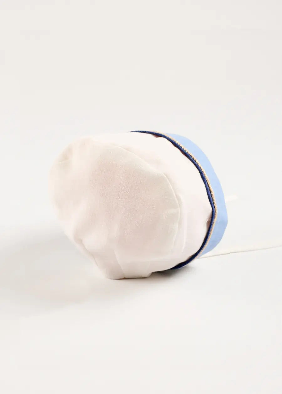 The Royal Mariner Bonnet in White (S-M) Bonnets from Pepa London US