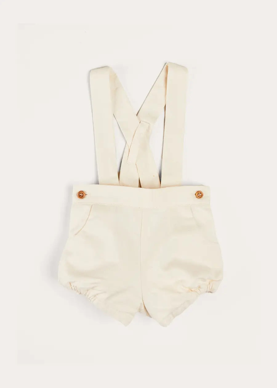 Plain Bloomers With Braces in White (6mths-2yrs) BLOOMER from Pepa London US