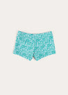 Adelaide Floral Swim Shorts in Green (12mths-4yrs) SWIMWEAR from Pepa London US