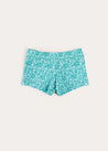 Adelaide Floral Swim Shorts in Green (12mths-4yrs) SWIMWEAR from Pepa London US