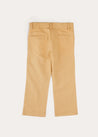 Linen Suit Trousers in Beige (4-10yrs) TROUSERS from Pepa London US