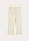 Plain Pocket Detail Trousers in White (4-10yrs) TROUSERS from Pepa London US