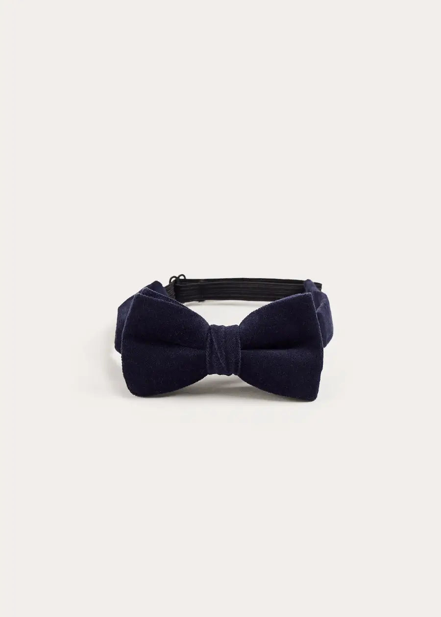 Velvet Bowtie in Navy (OS) Accessories from Pepa London US