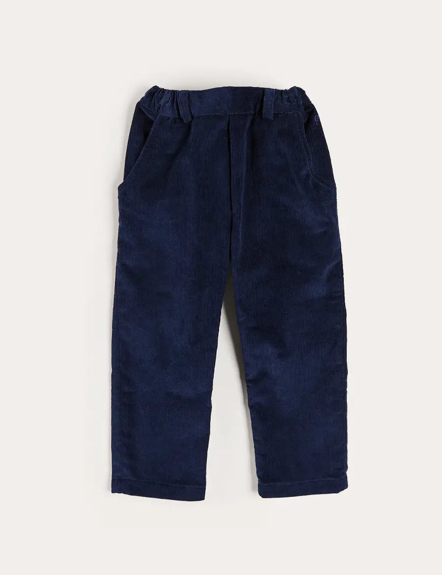 Corduroy Chino Trousers in Navy (18mths-5yrs) Trousers from Pepa London US